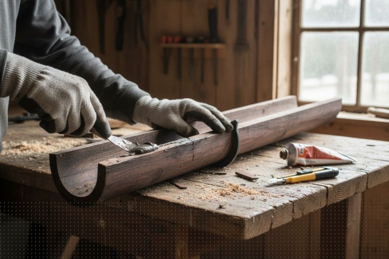 Wood Gutter Replacement